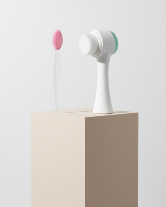 CareRoutine 2'li Bakım Seti; Yüz Temizleme Fırçası + Siyah Nokta Fırçası