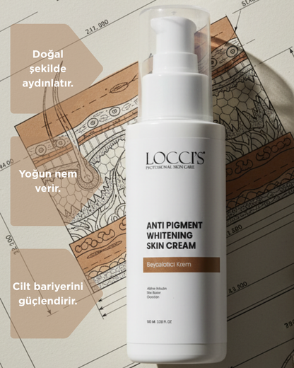 CareRoutine - LOCCİS™ Pirinç Özlü Cilt Beyazlatıcı Aydınlatıcı Leke Karşıtı Krem