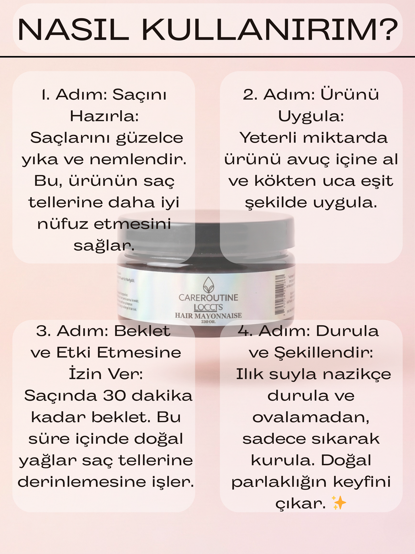CareRoutine - LOCCİS™ Saç Mayonezi