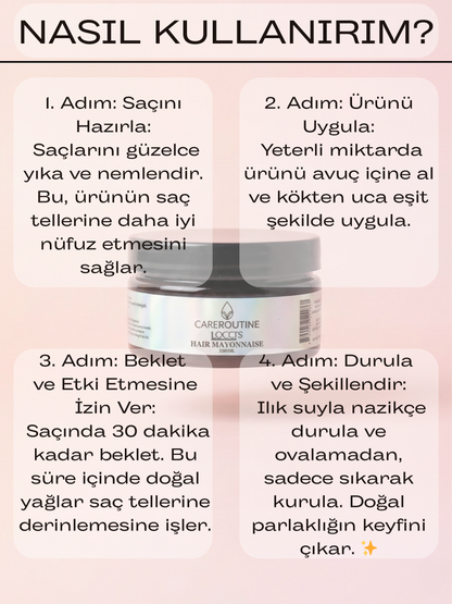 CareRoutine - LOCCİS™ Saç Mayonezi
